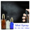Mist Spray bottles Electroplated in Gold, Black or Silver