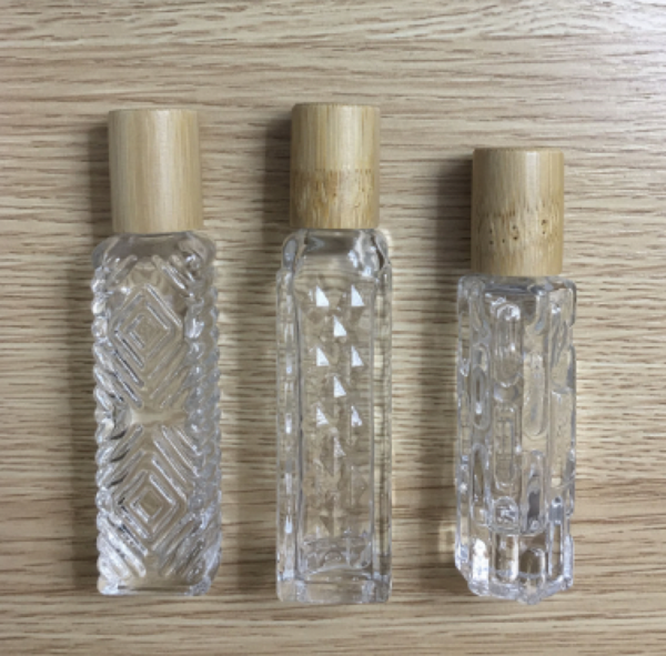 Sturdy embossed Perfume Bottles with Roller ball