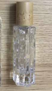 Sturdy embossed Perfume Bottles with Roller ball